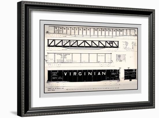 Western Maryland, Virginian-null-Framed Art Print