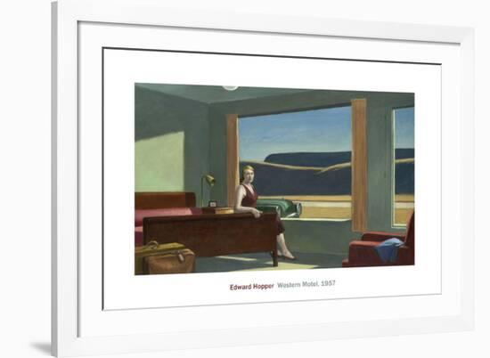 Western Motel, 1957-Edward Hopper-Framed Art Print