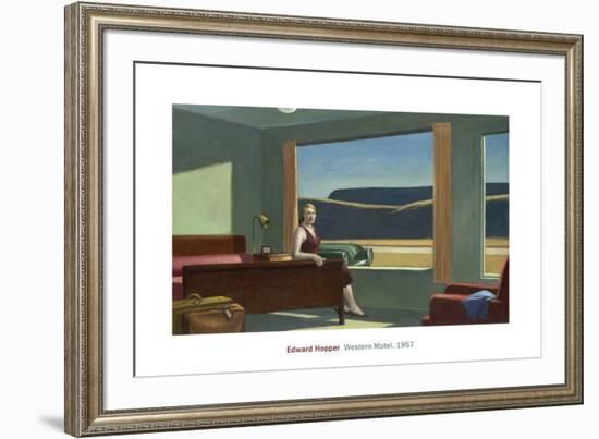 Western Motel, 1957-Edward Hopper-Framed Art Print