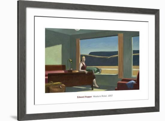 Western Motel, 1957-Edward Hopper-Framed Art Print