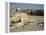 Western or Wailing Wall, with the Gold Dome of the Rock, Jerusalem, Israel-Simanor Eitan-Framed Premier Image Canvas