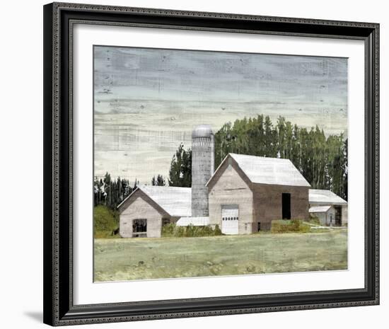 Western Plain - Silo-Mark Chandon-Framed Giclee Print