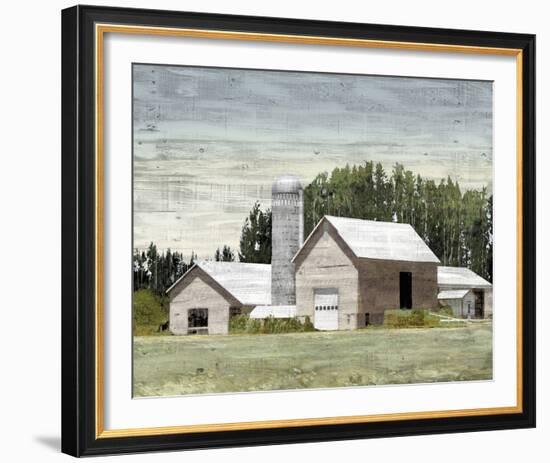 Western Plain - Silo-Mark Chandon-Framed Giclee Print