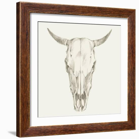 Western Skull Mount I-Ethan Harper-Framed Premium Giclee Print