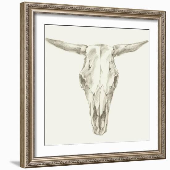 Western Skull Mount II-Ethan Harper-Framed Art Print