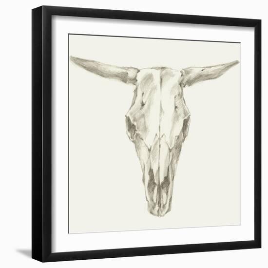 Western Skull Mount II-Ethan Harper-Framed Art Print