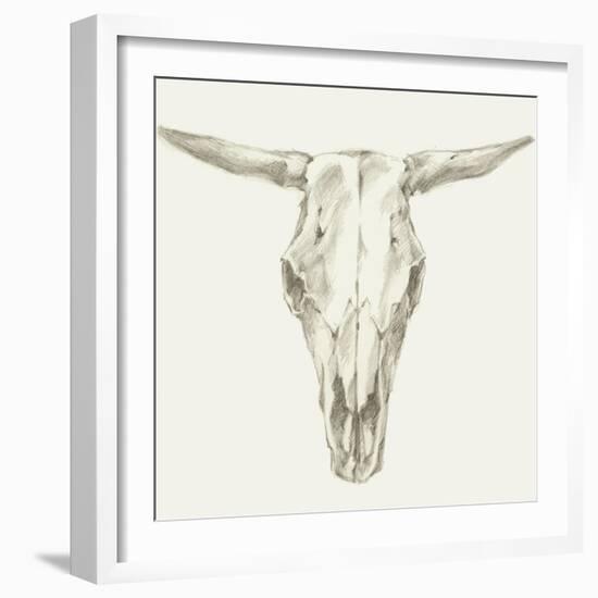 Western Skull Mount II-Ethan Harper-Framed Art Print