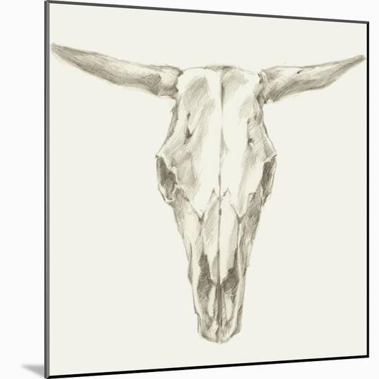 Western Skull Mount II-Ethan Harper-Mounted Art Print