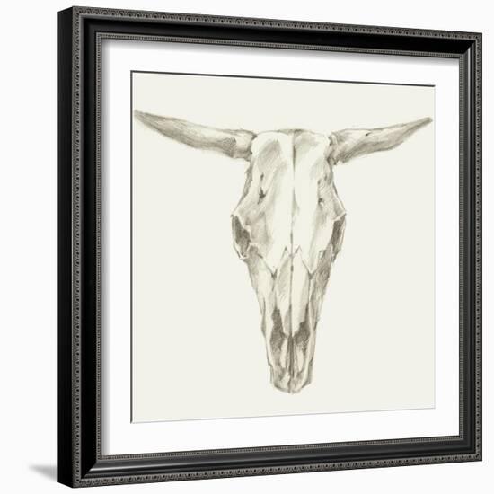 Western Skull Mount II-Ethan Harper-Framed Art Print