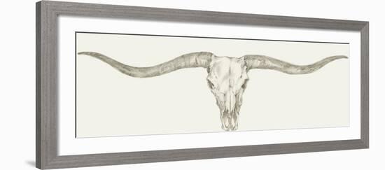 Western Skull Mount III-Ethan Harper-Framed Art Print