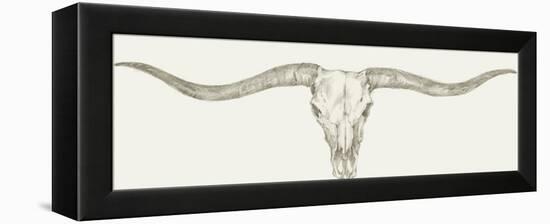 Western Skull Mount III-Ethan Harper-Framed Stretched Canvas