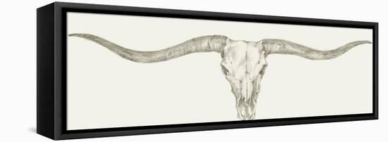 Western Skull Mount III-Ethan Harper-Framed Stretched Canvas