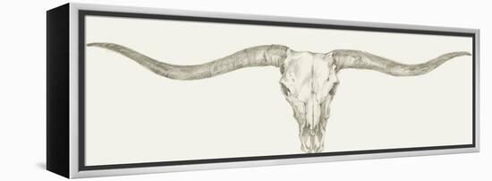 Western Skull Mount III-Ethan Harper-Framed Stretched Canvas