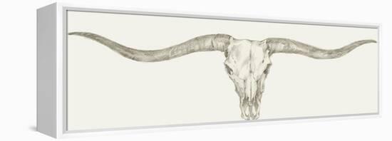 Western Skull Mount III-Ethan Harper-Framed Stretched Canvas