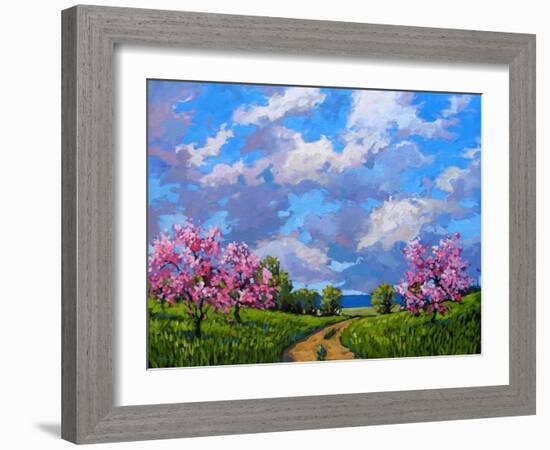 Western Slope Orchard in Spring-Patty Baker-Framed Art Print