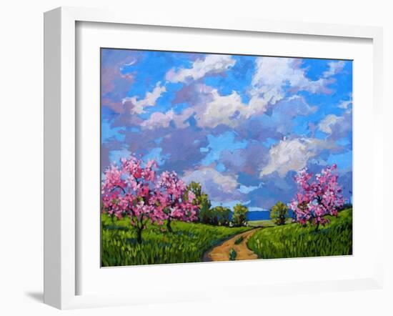 Western Slope Orchard in Spring-Patty Baker-Framed Art Print