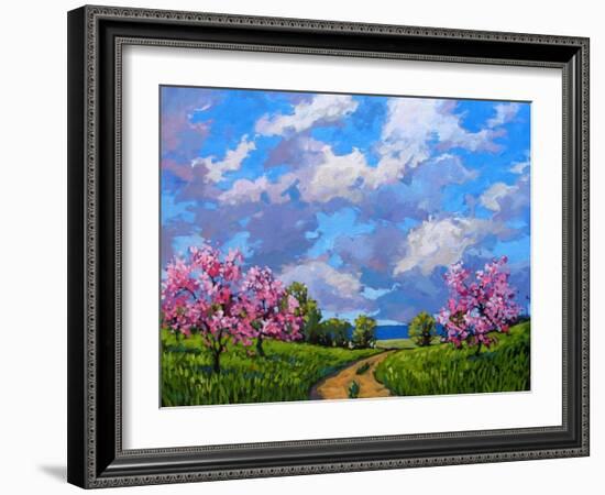 Western Slope Orchard in Spring-Patty Baker-Framed Art Print