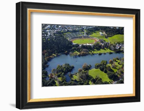 Western Springs, and Western Springs Stadium, Auckland, North Island, New Zealand-David Wall-Framed Photographic Print