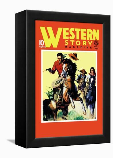 Western Story Magazine: On the Move-null-Framed Stretched Canvas