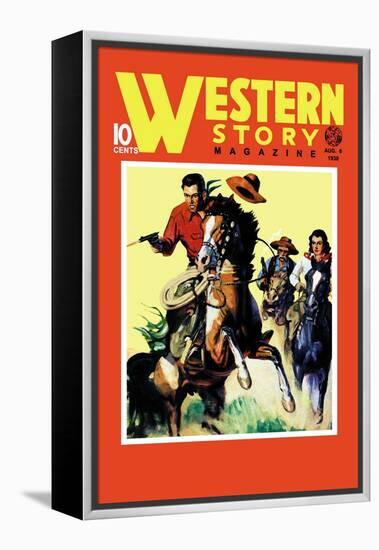 Western Story Magazine: On the Move-null-Framed Stretched Canvas