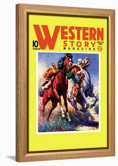 Western Story Magazine: Taming the Wild-null-Framed Stretched Canvas