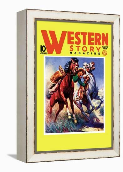 Western Story Magazine: Taming the Wild-null-Framed Stretched Canvas