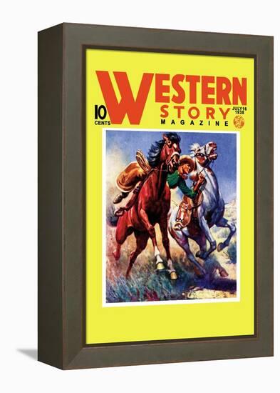 Western Story Magazine: Taming the Wild-null-Framed Stretched Canvas