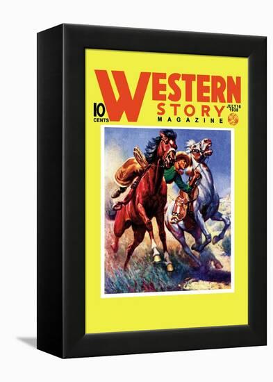 Western Story Magazine: Taming the Wild-null-Framed Stretched Canvas