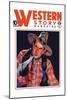 Western Story Magazine: The Shooter-null-Mounted Art Print