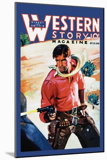 Western Story Magazine: Western Business-null-Mounted Art Print
