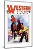 Western Story Magazine: Western Pair-null-Mounted Art Print