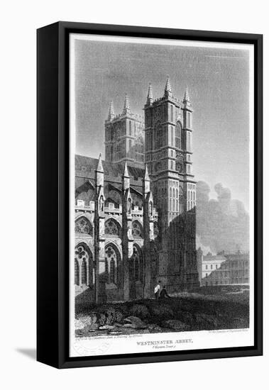 Western Towers, Westminster Abbey, London, 1815-Matthews-Framed Premier Image Canvas