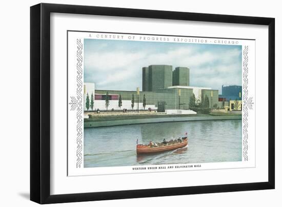 Western Union, Kelvinator Halls-null-Framed Art Print