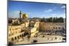 Western Wall and Dome of the Rock in the Old City of Jerusalem, Israel.-SeanPavonePhoto-Mounted Photographic Print