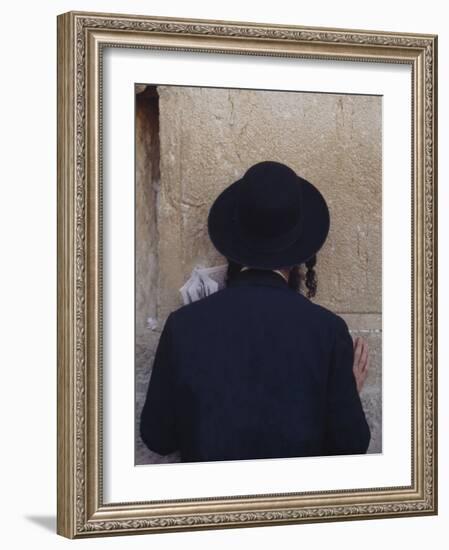 Western Wall, Wailing Wall, Jerusalem, Israel-Jerry Ginsberg-Framed Photographic Print