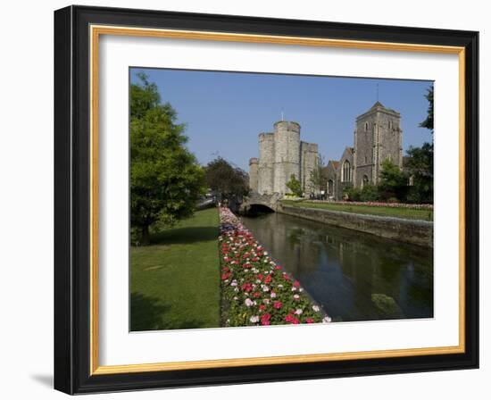 Westgate and Westgate Gardens, Canterbury, Kent, England, United Kingdom, Europe-Ethel Davies-Framed Photographic Print