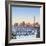 Westhaven Marina and City Skyline Illuminated at Sunset-Doug Pearson-Framed Photographic Print