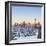 Westhaven Marina and City Skyline Illuminated at Sunset-Doug Pearson-Framed Photographic Print