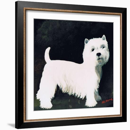 Westie, 1991-Maggie Rowe-Framed Giclee Print