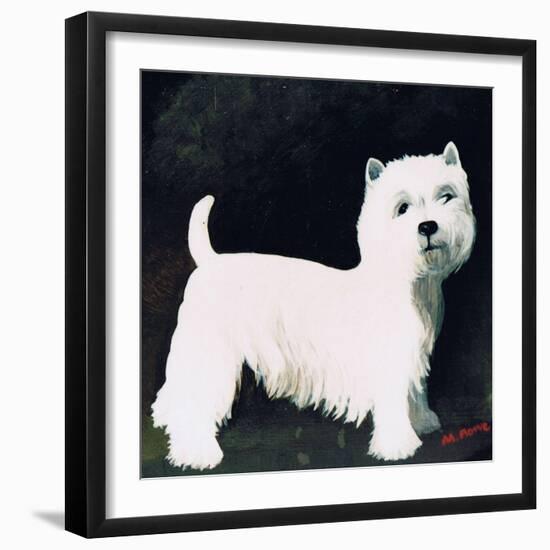 Westie, 1991-Maggie Rowe-Framed Giclee Print