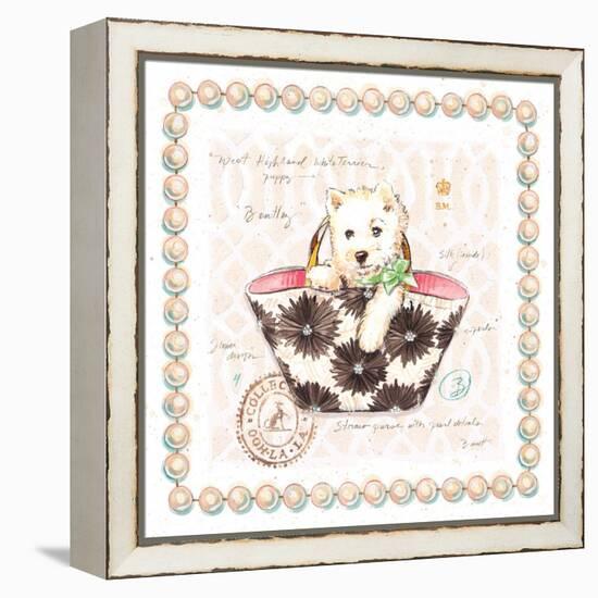 Westie Puppy Purse-Chad Barrett-Framed Stretched Canvas