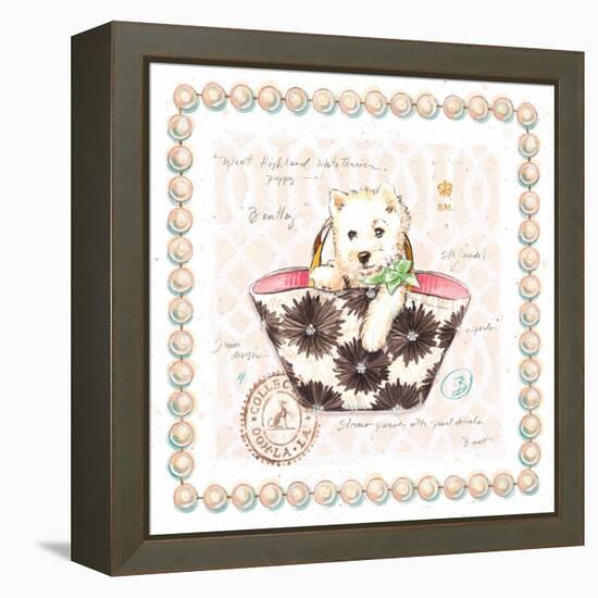 Westie Puppy Purse-Chad Barrett-Framed Stretched Canvas