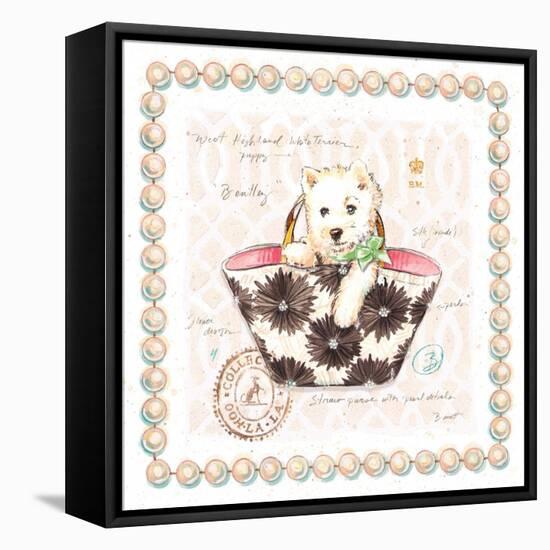 Westie Puppy Purse-Chad Barrett-Framed Stretched Canvas