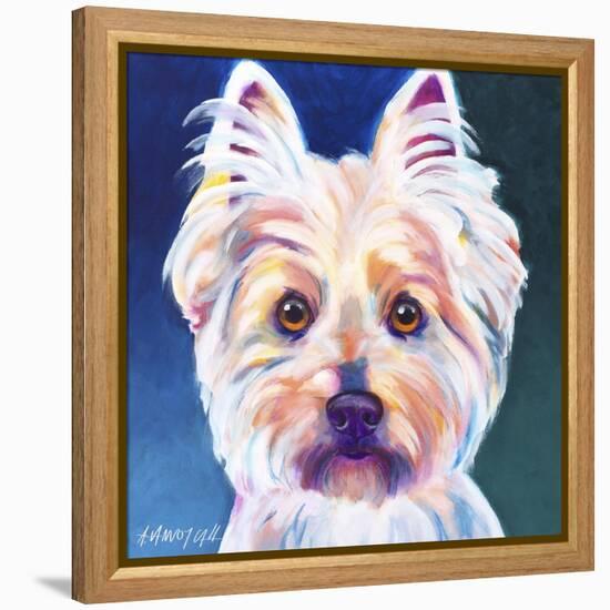 Westie Rockette-Dawgart-Framed Premier Image Canvas