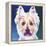 Westie Rockette-Dawgart-Framed Premier Image Canvas