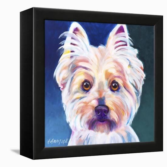 Westie Rockette-Dawgart-Framed Premier Image Canvas