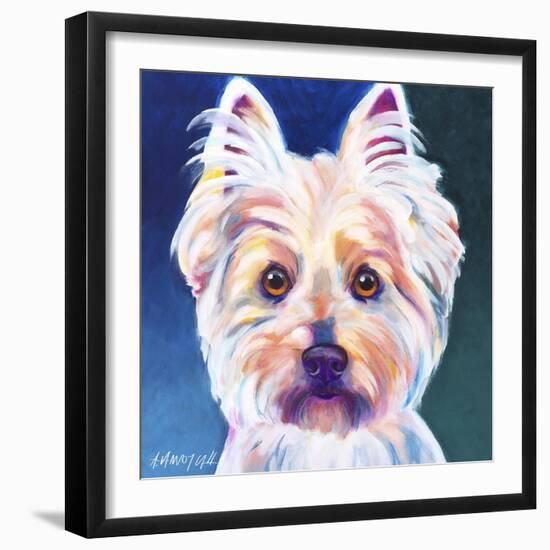 Westie Rockette-Dawgart-Framed Giclee Print