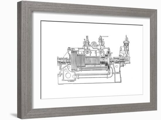 Westinghouse-Parsons Steam Turbine-Mark Sykes-Framed Giclee Print