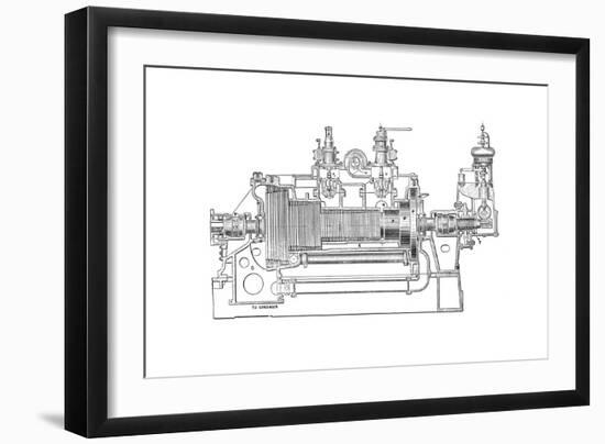 Westinghouse-Parsons Steam Turbine-Mark Sykes-Framed Giclee Print