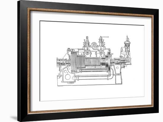 Westinghouse-Parsons Steam Turbine-Mark Sykes-Framed Giclee Print